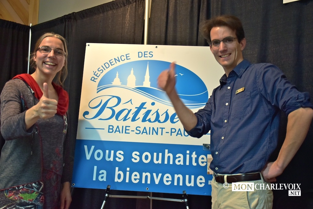 Manon Fortin et Alexandre Barré des Bâtisseurs de Baie-St-Paul