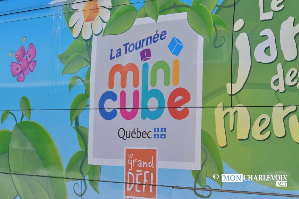 La visite du mini cube au CPE «La Goélette Enchantée» à Baie-Saint-Paul!