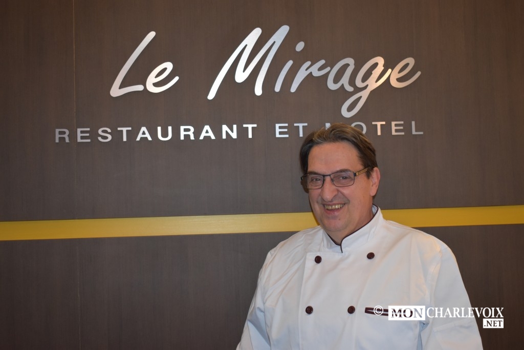 Le nouveau chef du restaurant Le Mirage, Luc Lavoie!